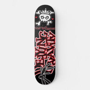 Skateboard La princesa Tiara desafiando la gravedad