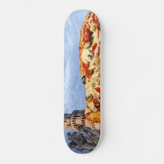 Skateboard La Torre inclinada de Pizza (Pisa) (Anverso)