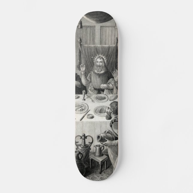 Skateboard La última cena (Anverso)