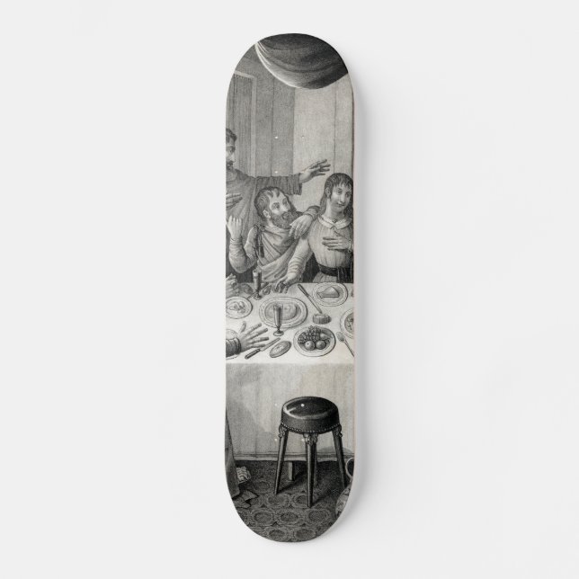 Skateboard La última cena 2 de 5 (Anverso)
