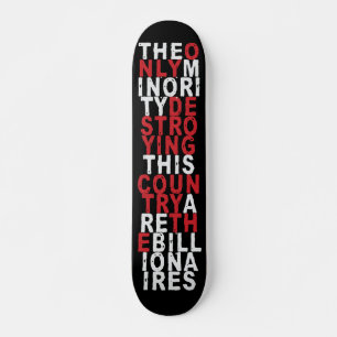 Skateboard La Única Minoría Que Destruye Este País Es La