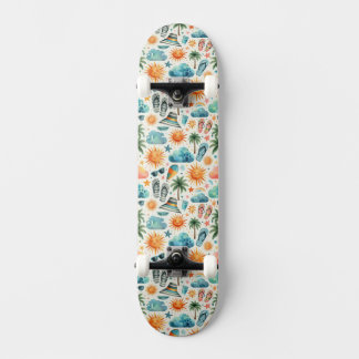 Skateboard La vida es una playa