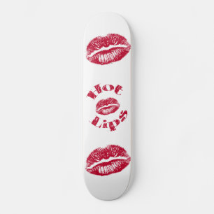 Skateboard Labios calientes, labios rojos