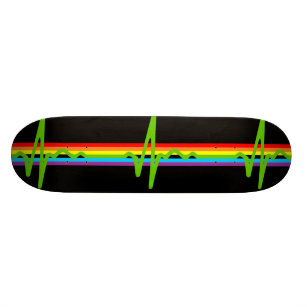 Skateboard Lado de la cubierta de la luna