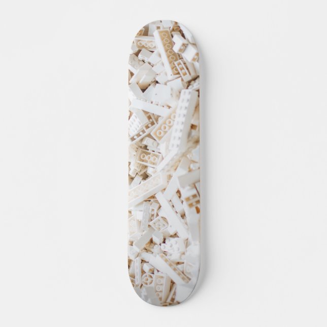 Skateboard ladrillos blancos (Anverso )