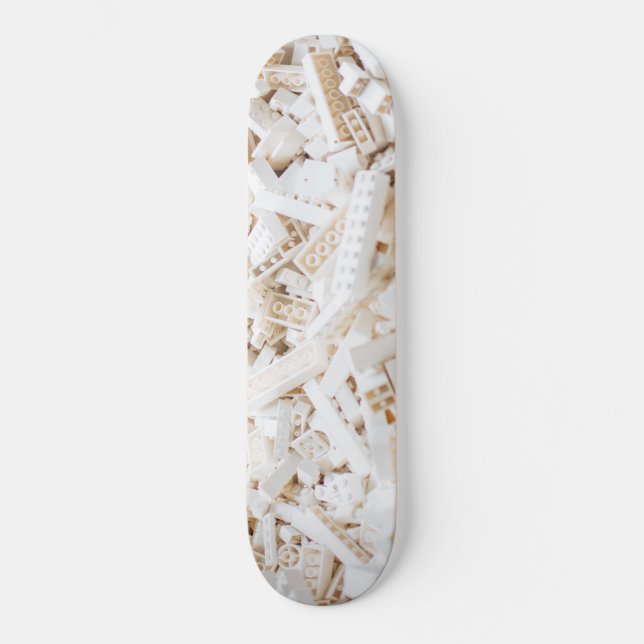 Skateboard ladrillos blancos (Anverso)