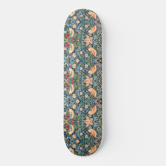Skateboard Ladrón de fresa (por William Morris) (Anverso)