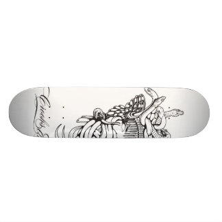 Skateboard Ladrones y base 1 de la medusa de los castillos