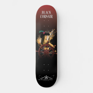Skateboard Lady Black Corsair