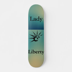 Skateboard Lady Liberty