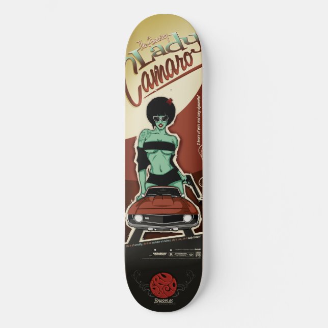 Skateboard LadyCamaro (Anverso)