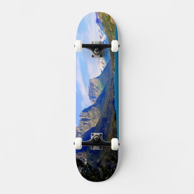 Skateboard Lago st. Mary, Parque Nacional Glacier, Montana (Anverso)