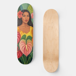 Skateboard Lani en anthuriums