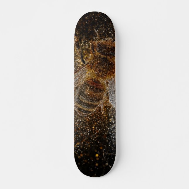 Skateboard Las abejas caídas son mágicas (Anverso )