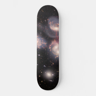 Skateboard Las galaxias quintetas de Stephan   JWST
