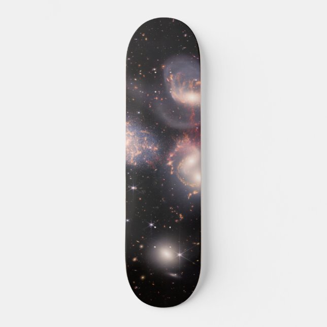 Skateboard Las galaxias quintetas de Stephan | JWST (Anverso)