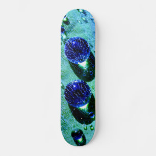 Skateboard Las lluvias azules perecen el agua foto divertida 