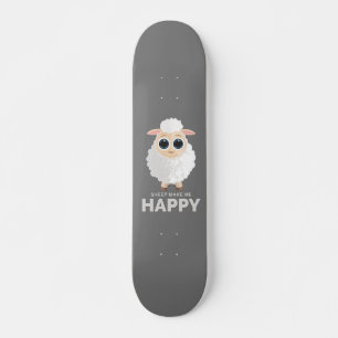 Skateboard Las ovejas me hacen feliz