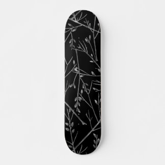 Skateboard Las pelucas plateadas en negro