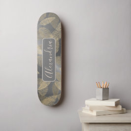 Skateboard Las plumas de la moda en el Skatebo personalizado
