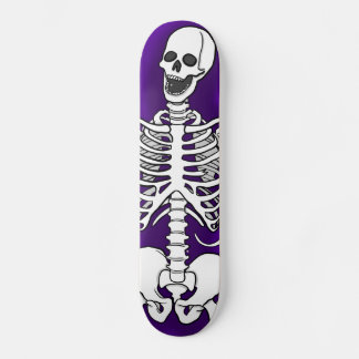 Skateboard Laughing Skeleton