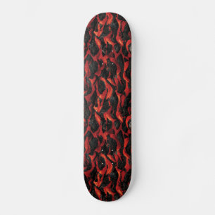 Skateboard Lava And Volcanic Rocks   Volcano Magma pattern