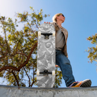 Skateboard Layer Upon Layer Abstract