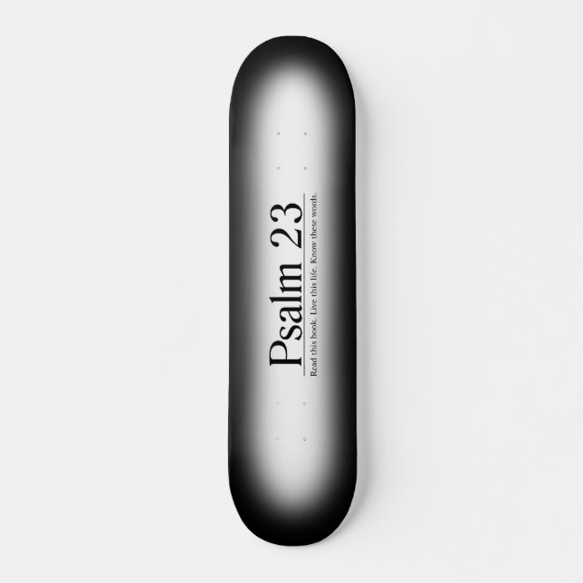 Skateboard Lea el salmo 23 de la biblia (Anverso )