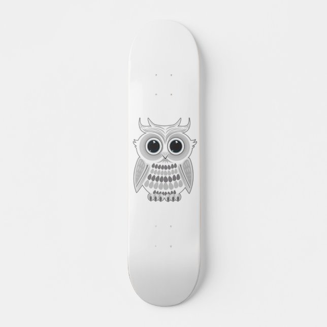 Skateboard Lechuza Blanca (Anverso )
