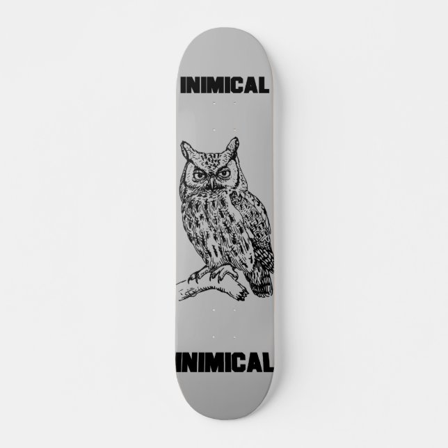 Skateboard Lechuza Inimical (Anverso )
