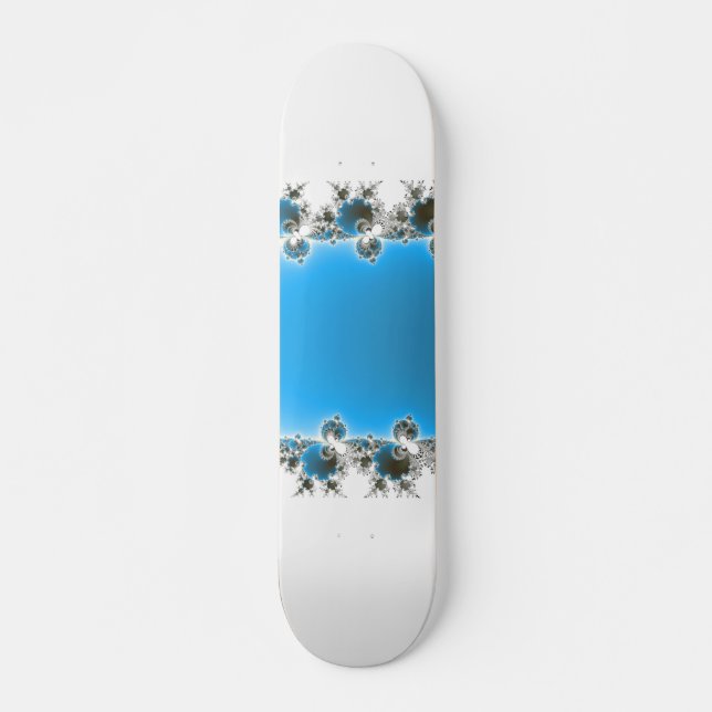 Skateboard Leenece - Blue Fractal (Anverso )