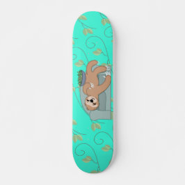 Skateboard Lema para dormir perezosa jungla tropical