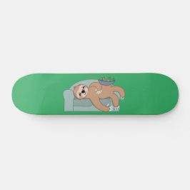 Skateboard Lema para dormir perezosa jungla tropical