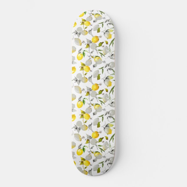 Skateboard Lemones acuarelas 21 (Anverso)