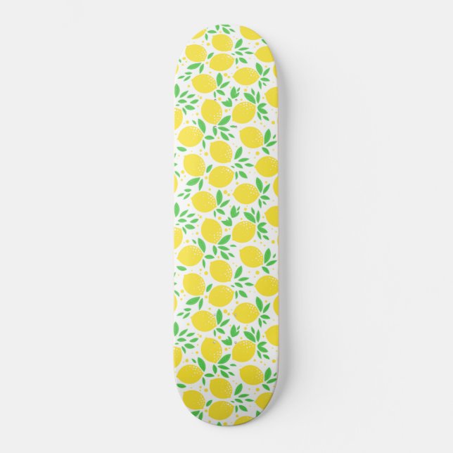 Skateboard Lemones Amarillos Frescos 2 (Anverso)