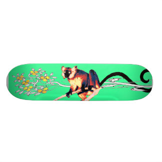 Skateboard lemurboard negro esmeralda