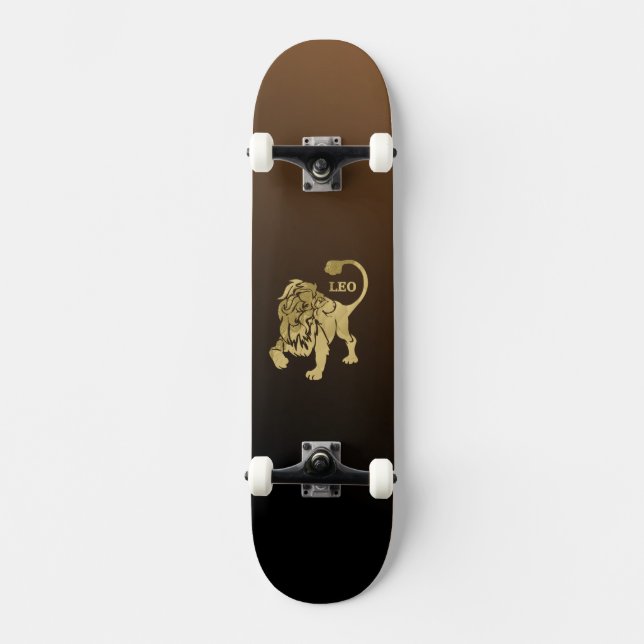 Skateboard Leo Lion Zodiac (Anverso)