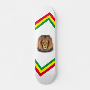 Skateboard león acuarela Leo rey safari animal selva gato 