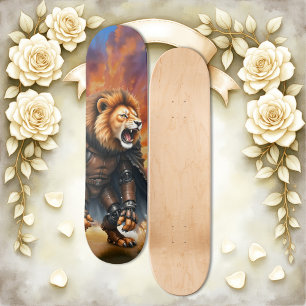 Skateboard León Cibernético de las Tierras Baldías 