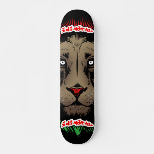 Skateboard León de reggae hostil