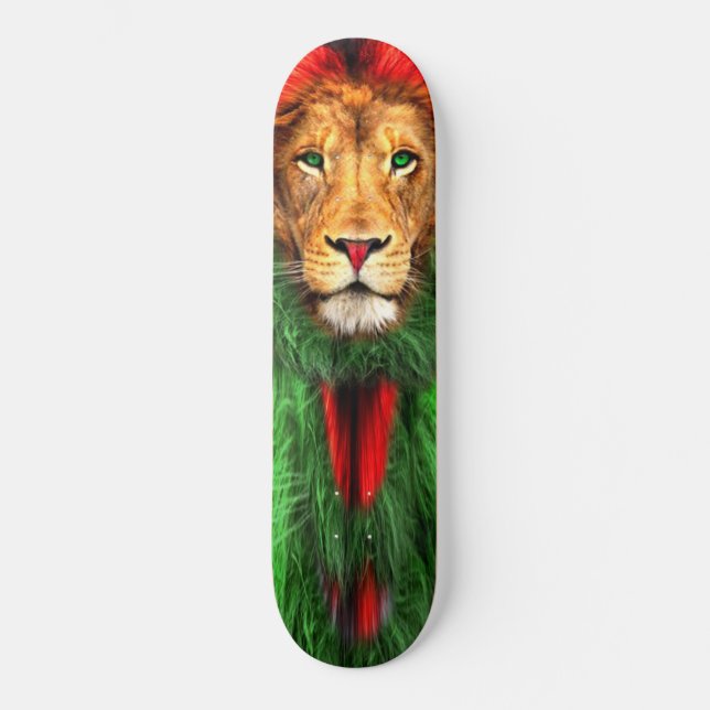 Skateboard León Rasta (Anverso)