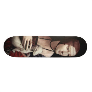 Skateboard Leonardo da Vinci - señora con un armiño