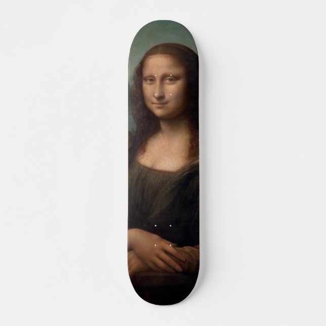 Skateboard leonardo davinci- mona lisa (Anverso )