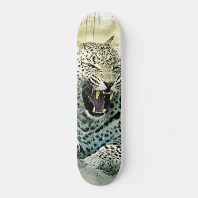 Skateboard Leopardo (Anverso)