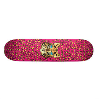 Skateboard Leopardo