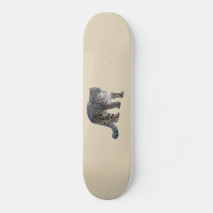 Skateboard Leopardo de la nieve
