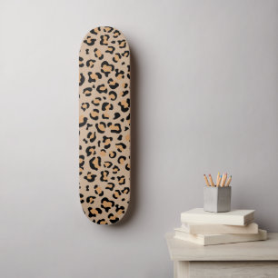 Skateboard Leopardo Print, Leopard Spots, Brown Leopard