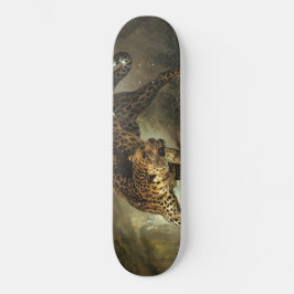 Skateboard Leopardo salvaje feroz (por Jean-Baptiste Oudry)