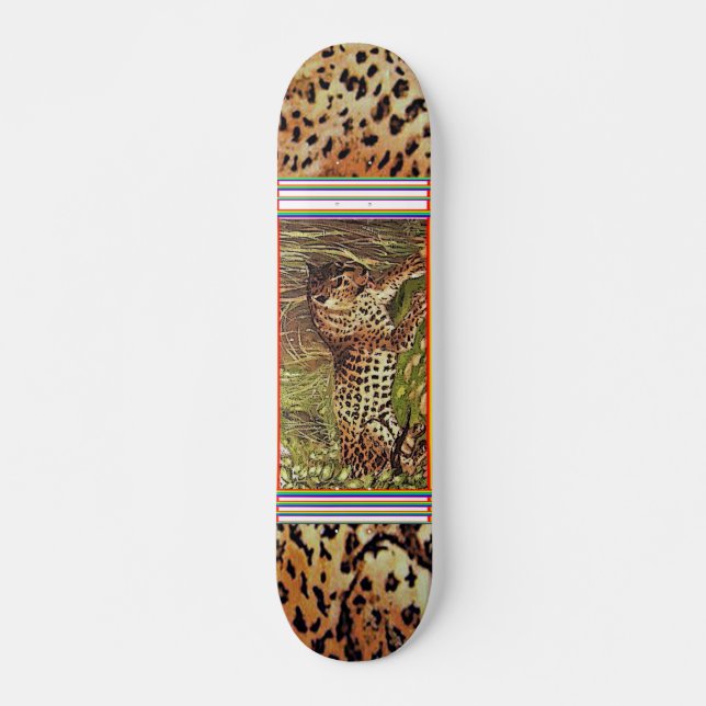 Skateboard leopardo sk.1 (Anverso )