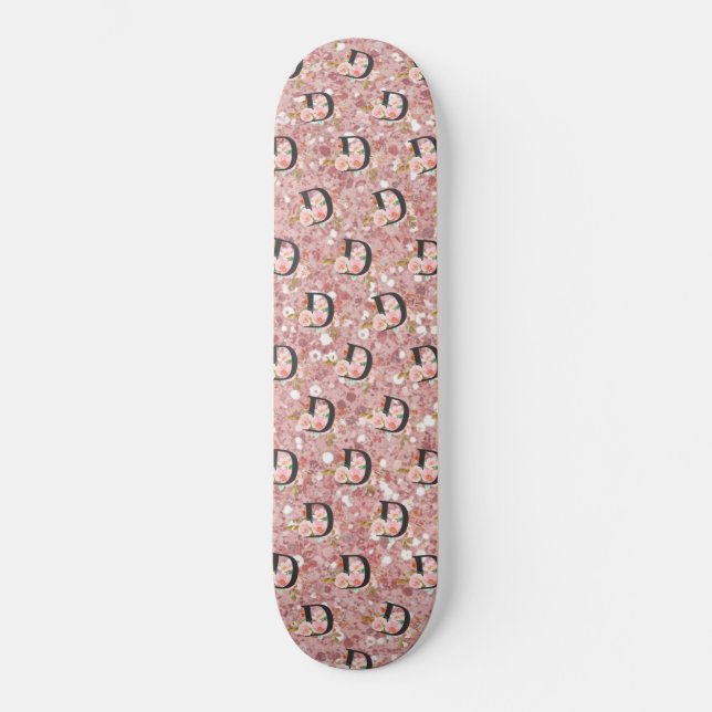 Skateboard Letra D (Anverso)